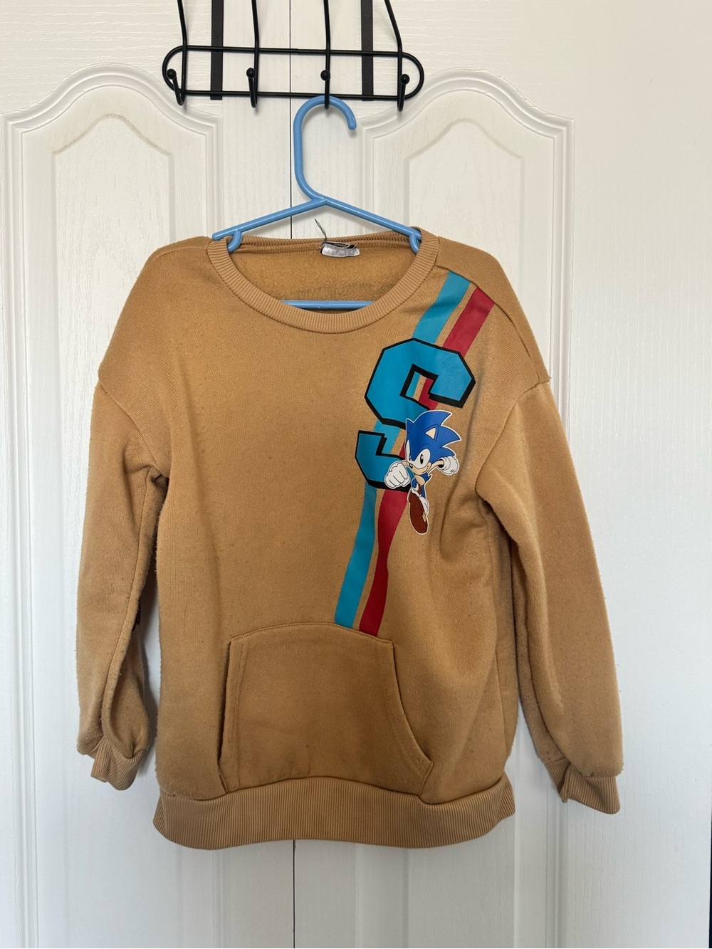 Sonic the Hedgehog Tan Kids Size 6 Sweatshirt